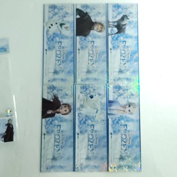2024 Kakawow DISNEY Frozen Large Ticket Jumbo Trading Card Limited Lot Of 6 - Picture 5 of 7